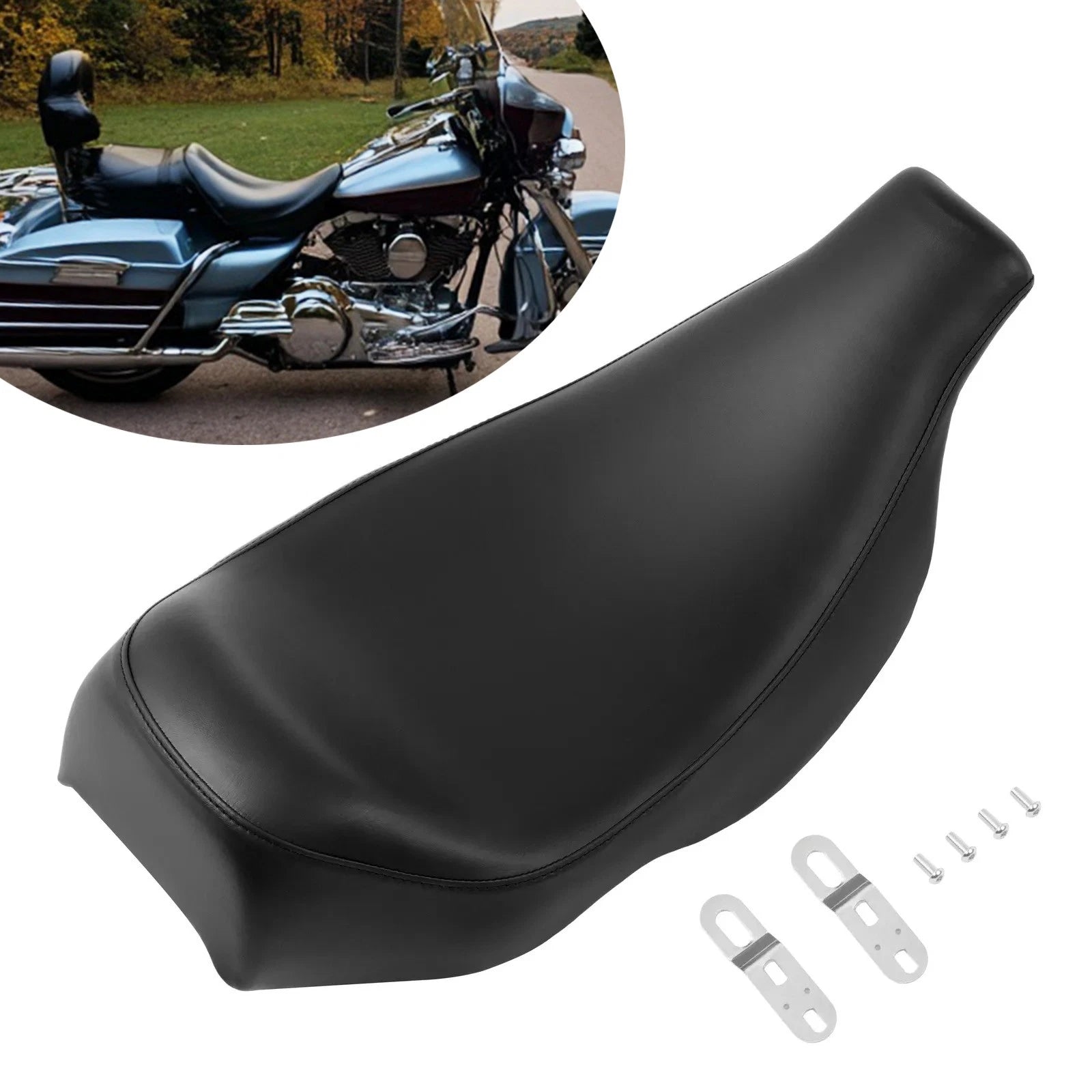 Solo Driver Seat for Harley Electra Glide Ultra Classic Road Glide (1996–2007)