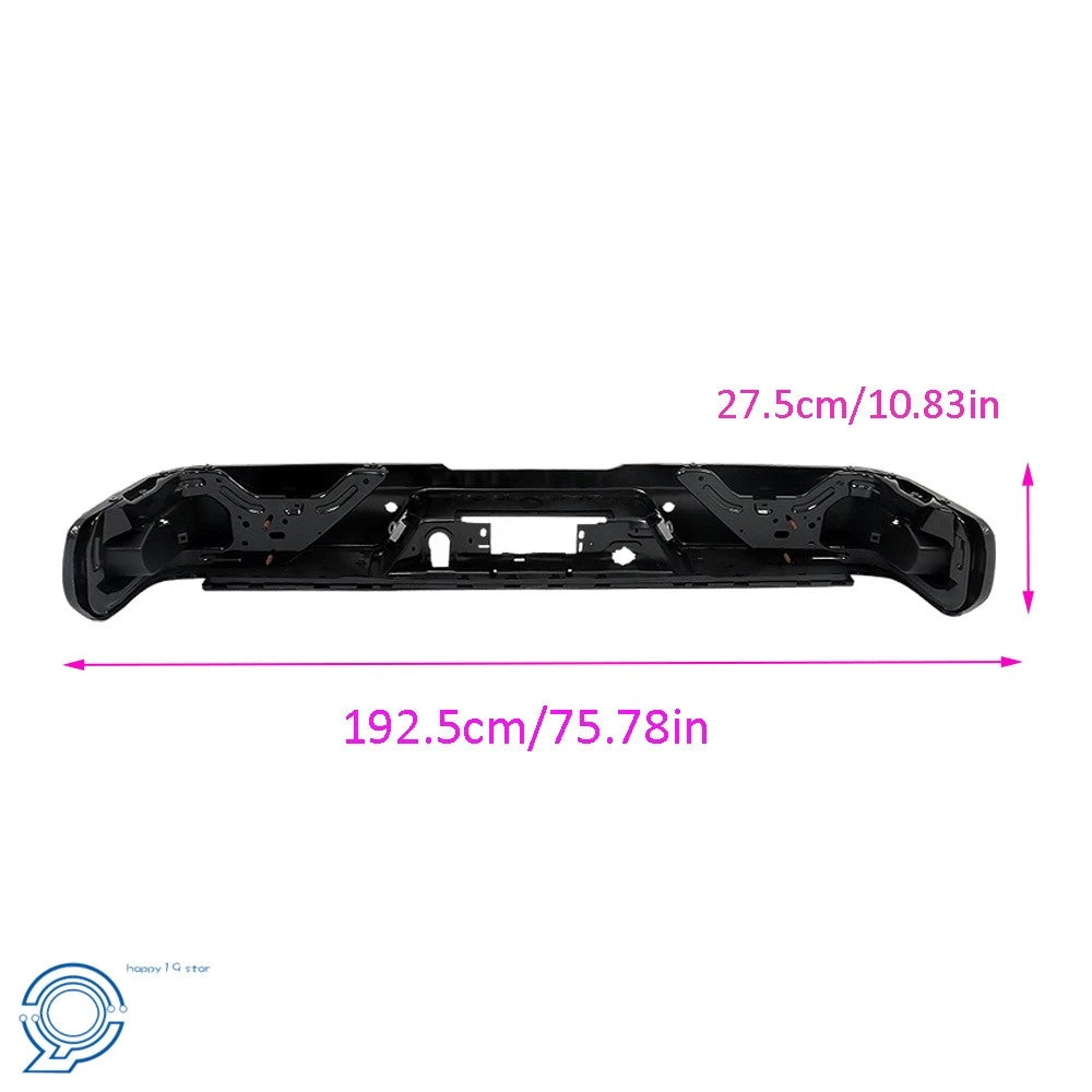 Rear Step Bumper Assembly with Park Sensors for Chevy Silverado 1500 GMC Sierra (2019–2023)