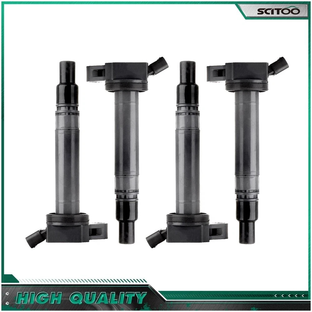 Set of 4 Ignition Coils for Toyota Venza Sienna Camry Avalon Lexus ES300h NX300h
