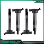 Set of 4 Ignition Coils for Toyota Venza Sienna Camry Avalon Lexus ES300h NX300h