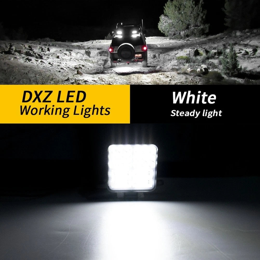 12W LED Work Light for Car Truck Motorcycle SUV ATV (Compact 3 Inch)