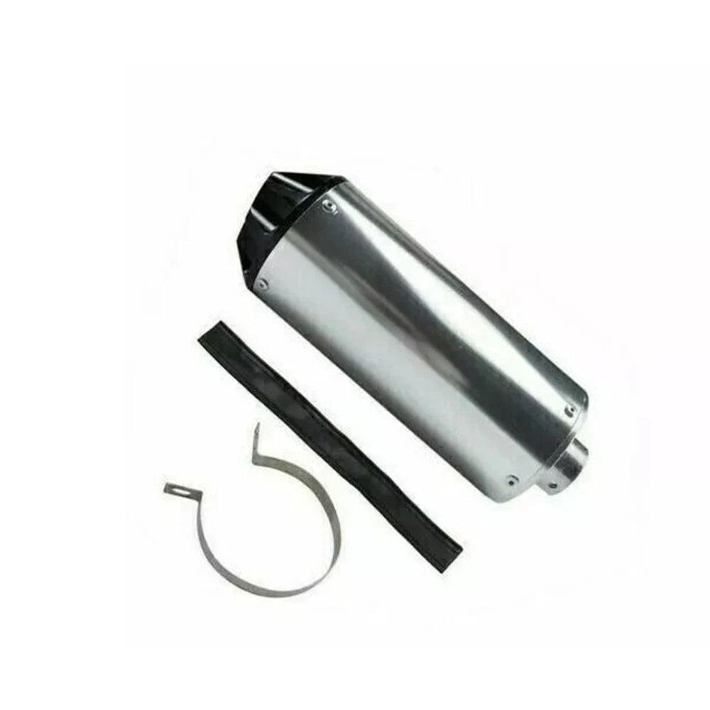 28mm Black Exhaust Muffler for Atomik Thumpstar Pitpro 50cc-150cc (2010-2023)