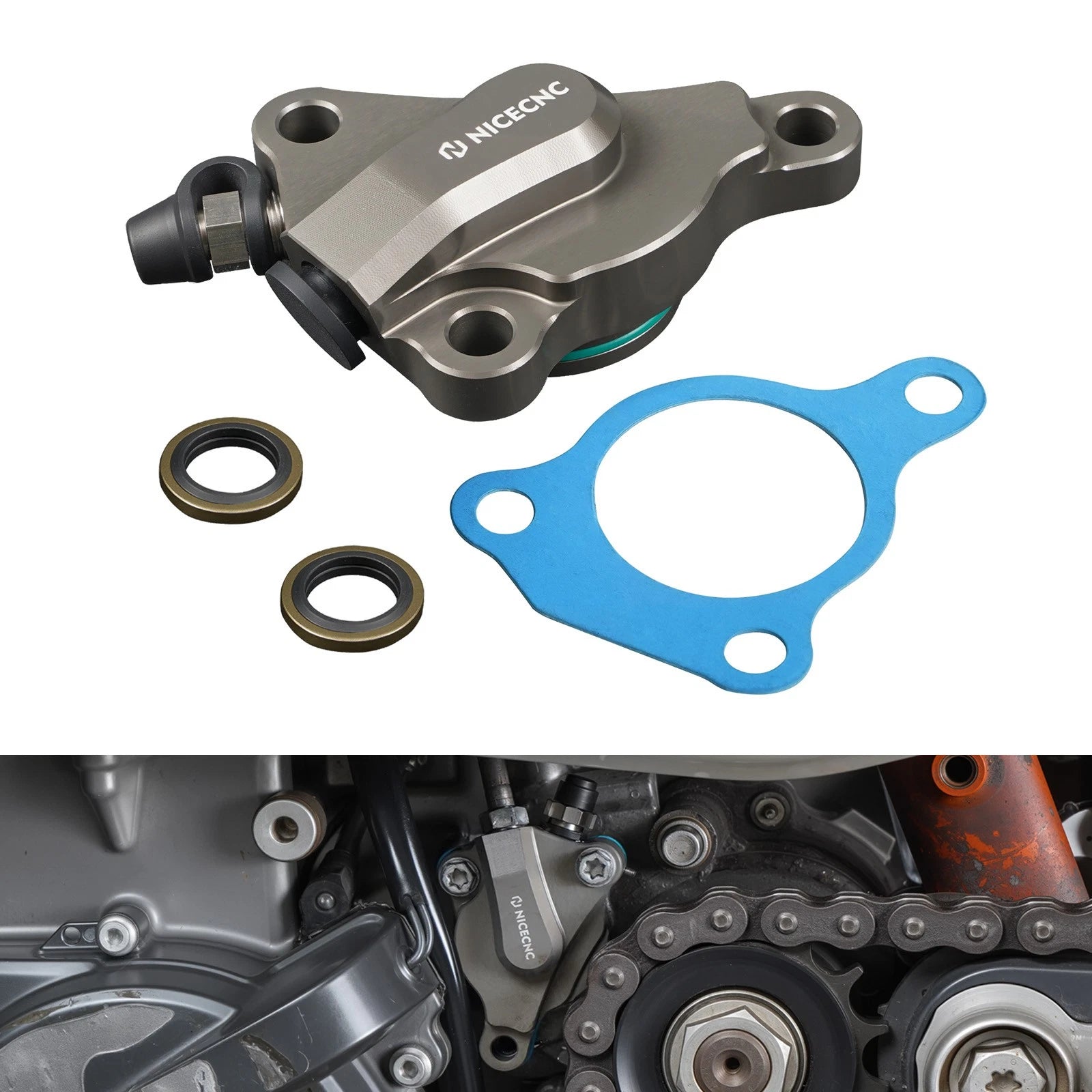 Anodized Clutch Slave Cylinder Kit for KTM 690 Duke (2008–2019) 690 Duke R (2010–2019)