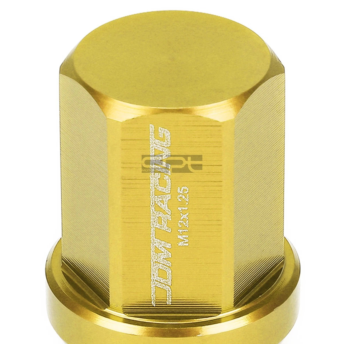 20 PCS Closed End M12x1.25 35mm Tall Gold Aluminum Lug Nuts for JDM Vehicles