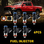 6X Fuel Injectors 5184085AC for Ram Promaster 1500 2500 3500 (2014–2017)