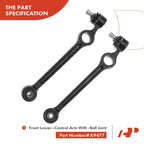 2X Front Lower Control Arm with Ball Joint for Ford Festiva (1988-1993)