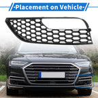 1pc Fog Light Grill for Audi A3 (2012–2016) No. 8V3807681 Black