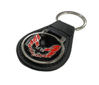 Leather Keychain Ring Fob for Pontiac Firebird Trans Am (1969–1969)