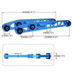Billet Rear Brace Control Arm Tie Bar Kit for Honda Civic (1996–2000)