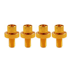 M8 x 1.25 Clutch Brake Throttle Cable Adjuster Screw Gold for ATV Pit Bike