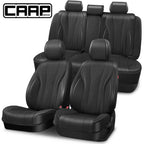 Set of 4 Universal Touring Series Seat Covers for Car SUV Black