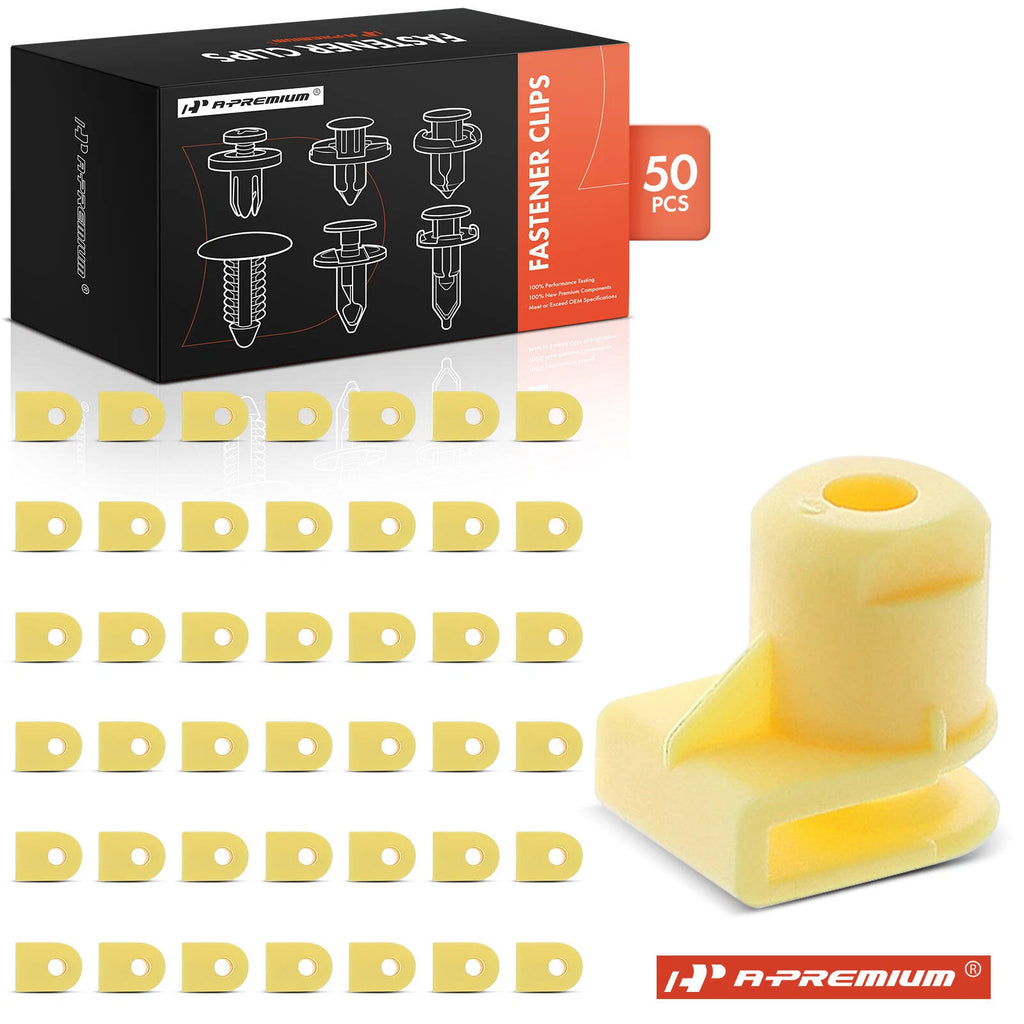 50x 8mm Nylon Headlight Grille Bumper Molding Retainer for BMW
