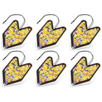 Set of 6 Treefrog Wakaba Emoji Air Fresheners for Universal Use