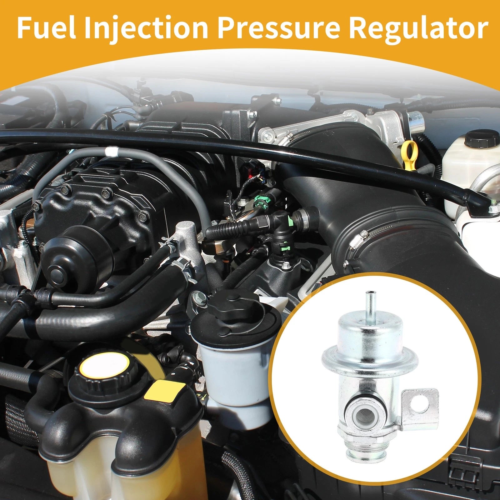 Fuel Pressure Regulator for Buick Century (2000–2005) No. 17113622