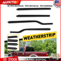 Set of 4 Outer Door Weatherstrip Seal Window Sweep for Ford F250 F350 F450 F550 (1999–2016)