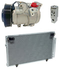 AC Compressor Kit w Condenser Replacement for Toyota Highlander 2.4L (2004–2007)