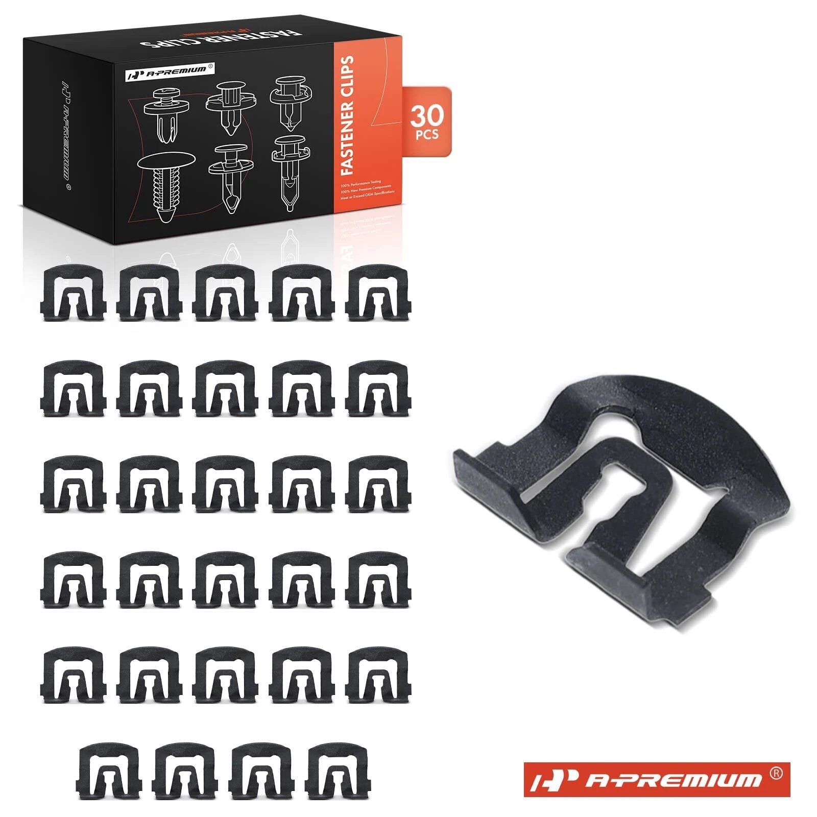 30Pcs Metal Window Reveal Moulding Clip Retainer for Ford Mercury 