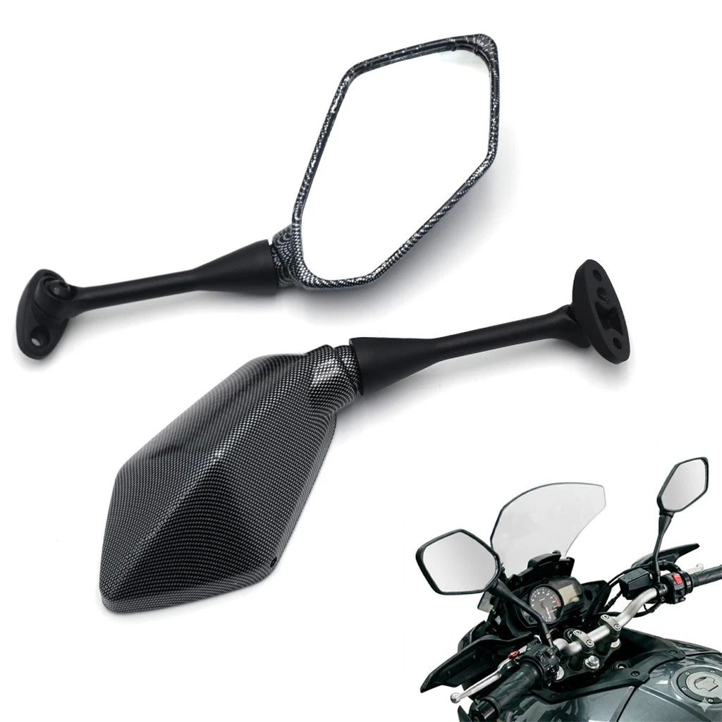 Carbon Fiber Rearview Side Mirrors for Honda CBR600R CBR600RA CBR1000RR (2003–2026)