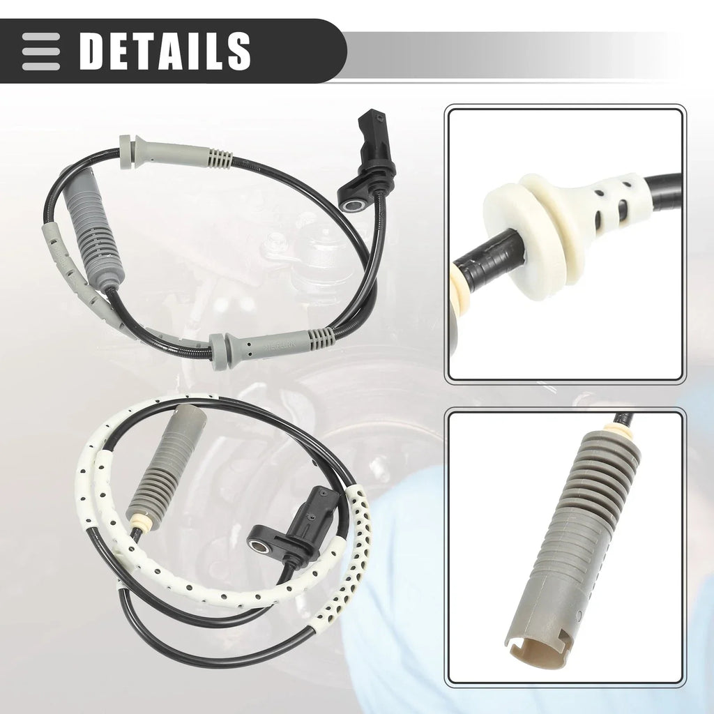 Front Rear Left Right ABS Sensor for BMW 128i 4pcs