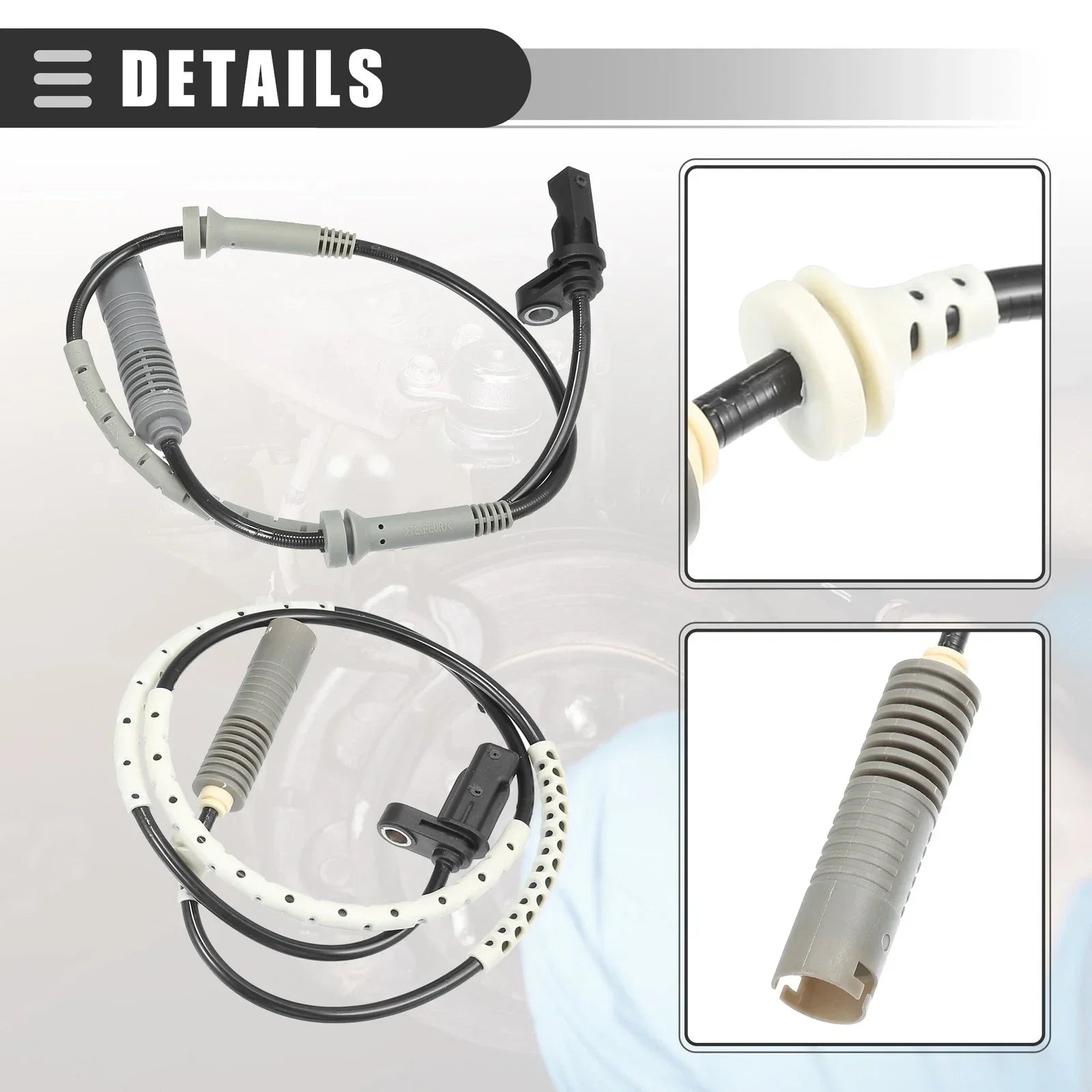 Front Rear Left Right ABS Sensor for BMW 128i 4pcs