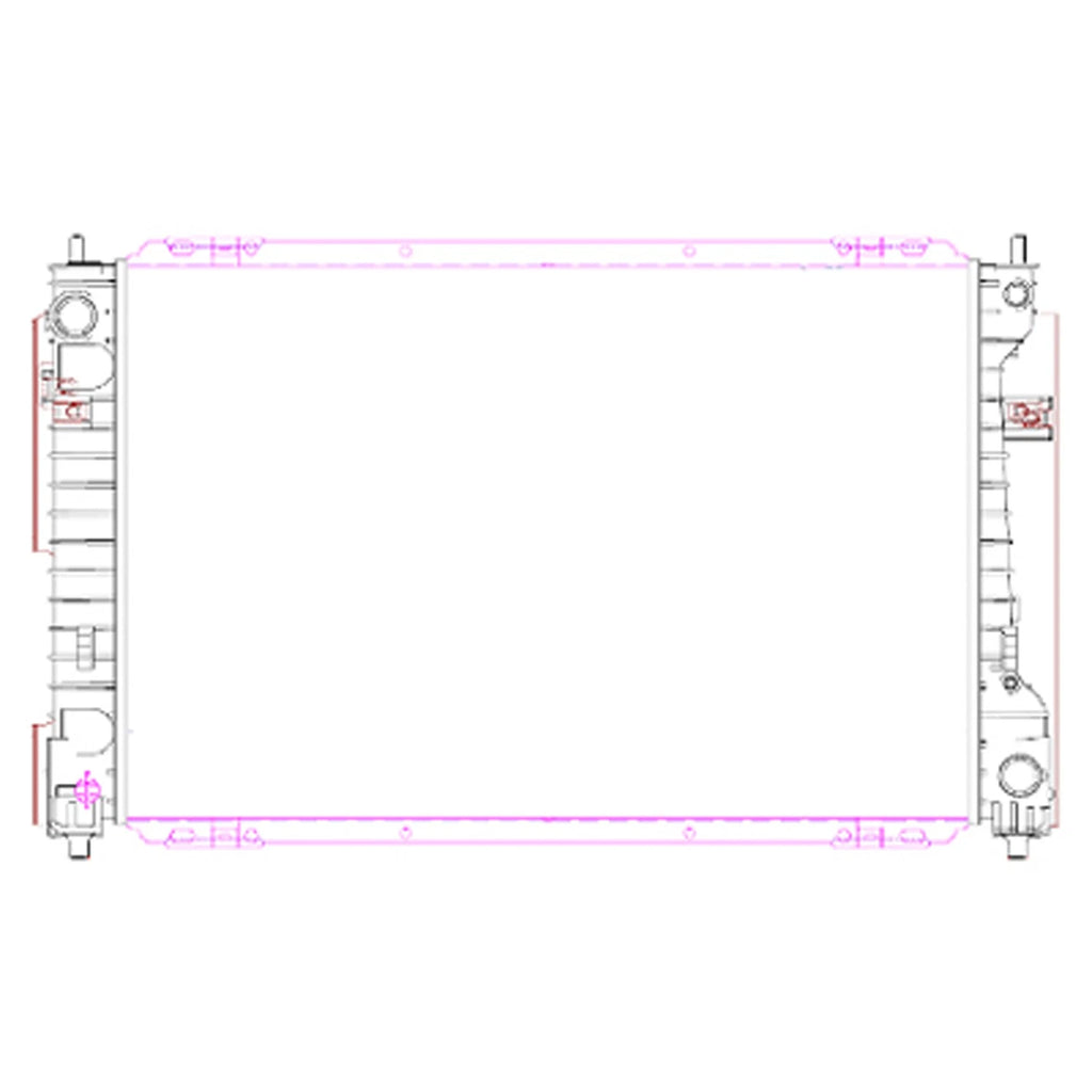 Replacement Plastic/Aluminum Radiator (See compatibility Chart)