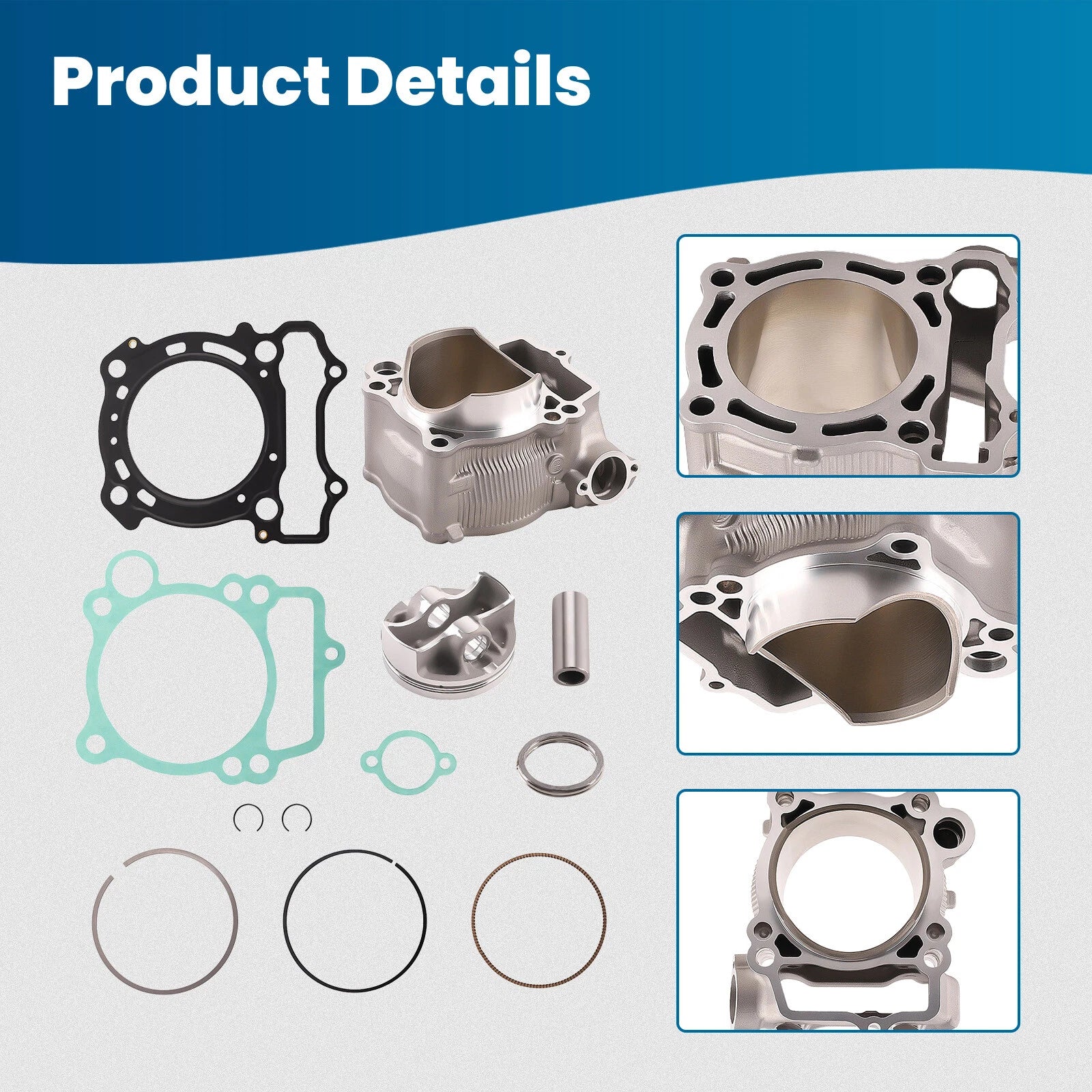 Piston Rings Kit for Yamaha YZ250F WR250F (2001–2013) 5XC-11311-20-00