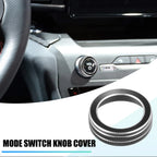 Headlight Switch Knob Cover Trim for Ford Explorer (2020–2022) Black Aluminum