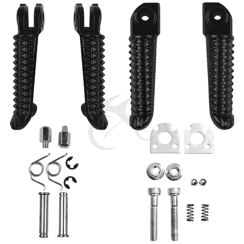 Footpegs Set of 2 for Yamaha YZF R6 (2003–2020) Black