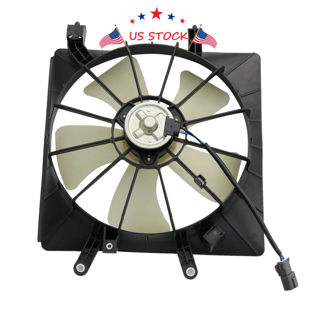 AC condenser radiator cooling fan assembly for Honda Civic (2001-2005)