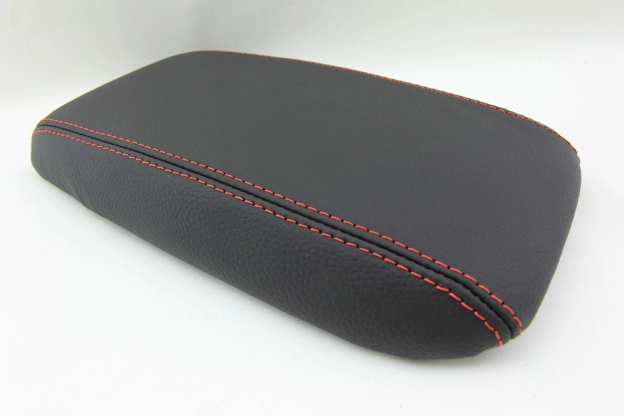 Center Console Armrest Cover for Honda Civic (2012–2015) Red Stitch