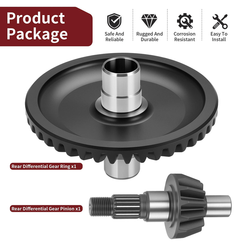 Rear Differential Gear Ring + Pinion for Honda Rincon 650 TRX650FA FGA (2003–2005)