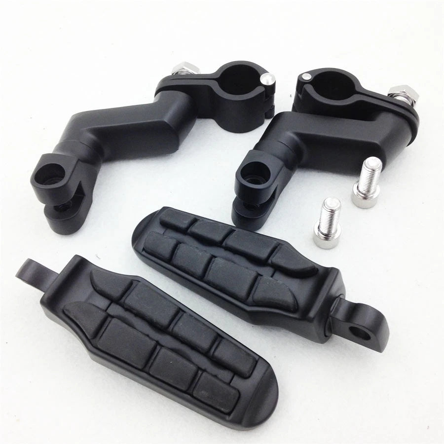 HTTMT 1.5" Front Rider Tombstone Offset Mount Clamp Foot Peg for Triumph Rocket (2004–2023)