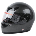 Carbon Fiber Black DOT Flip Up Full Face Motorcycle Helmet S M L XL