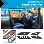 Set of 4 Window Lift Panel Cover Trim Stickers for Toyota Hilux Revo (2024)