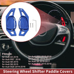 Set of 2 Blue Aluminum Alloy Steering Wheel Shift Paddles for Audi A5 (2016)