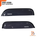 Weather Shield Window Visor Rain Guard for Toyota Hilux (1998-2004)