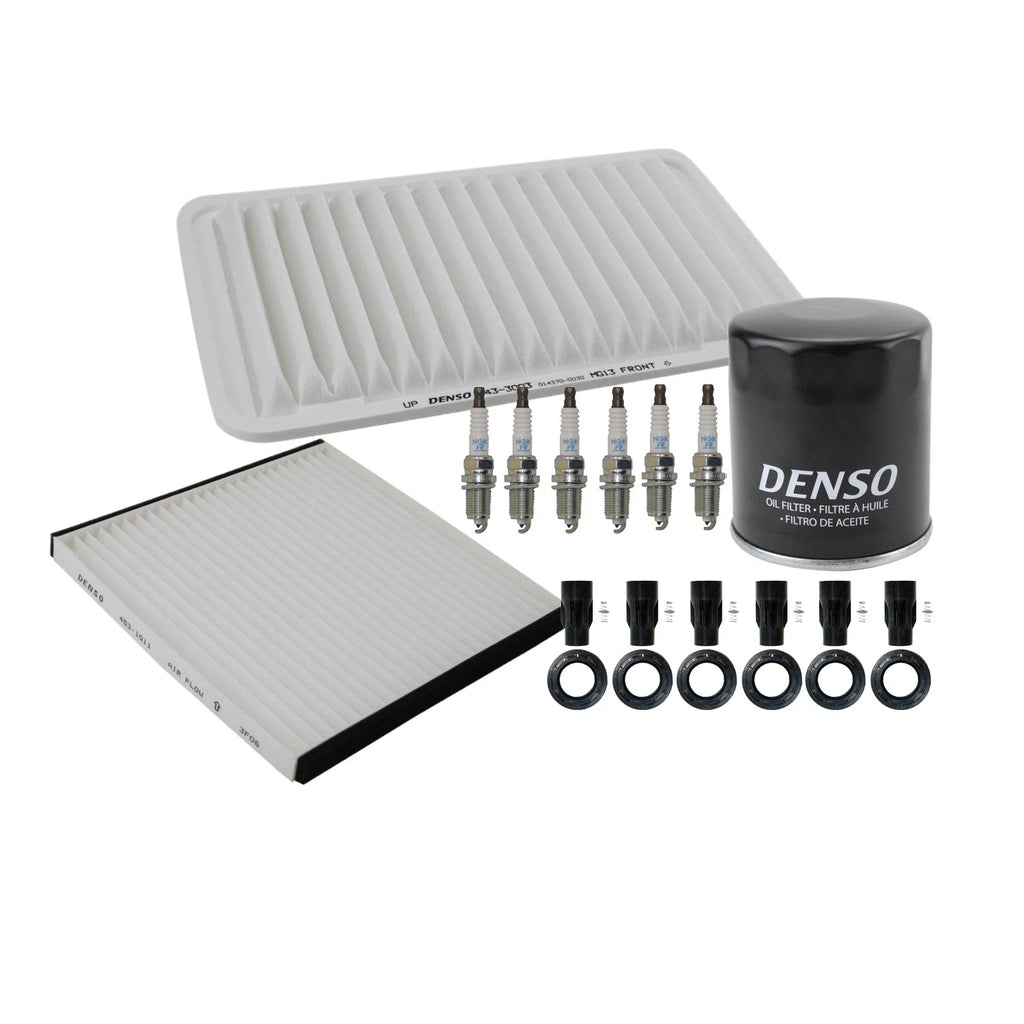 Tune Up Kit with 6 NGK Spark Plugs & Boots for Camry Sienna Solara (2000–2006)