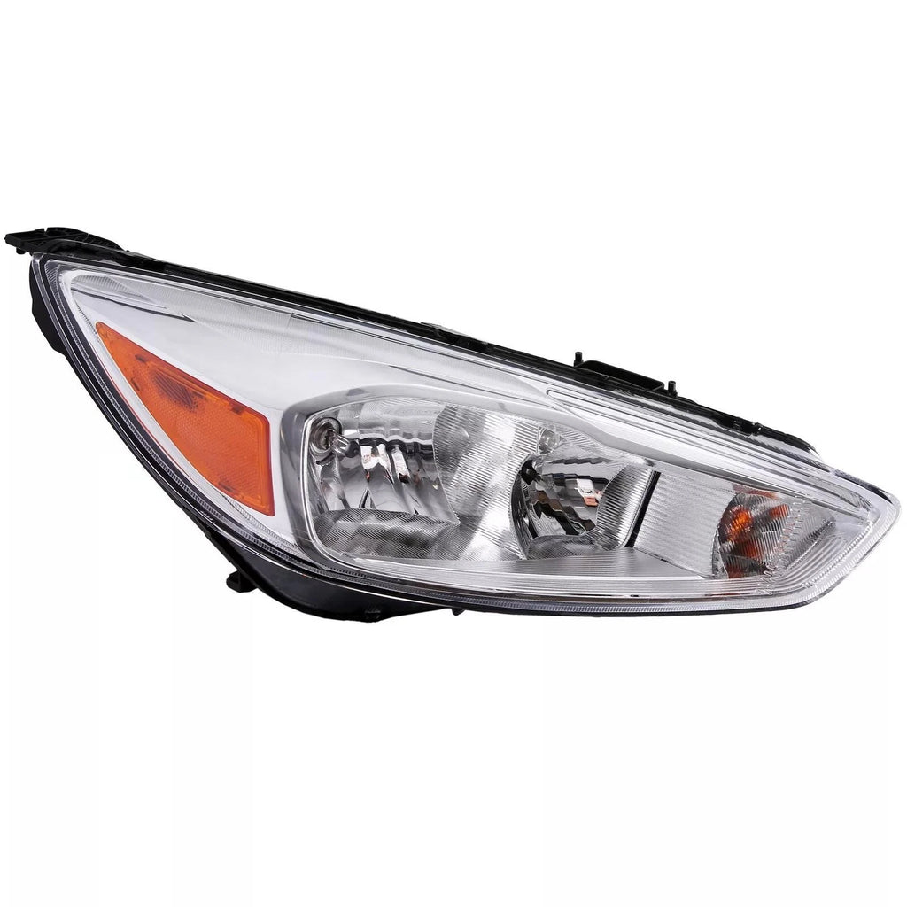 Halogen Headlight with LED DRL for Ford Focus (2015–2018) Right Passenger Side