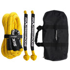 1in x 30ft Recovery Tow Rope for SUV Truck (30864lbs, 2 Soft Shackles)