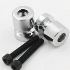Chrome Swingarm Spools 8mm Thread for Suzuki GSX 1300R Hayabusa (1999–2011)