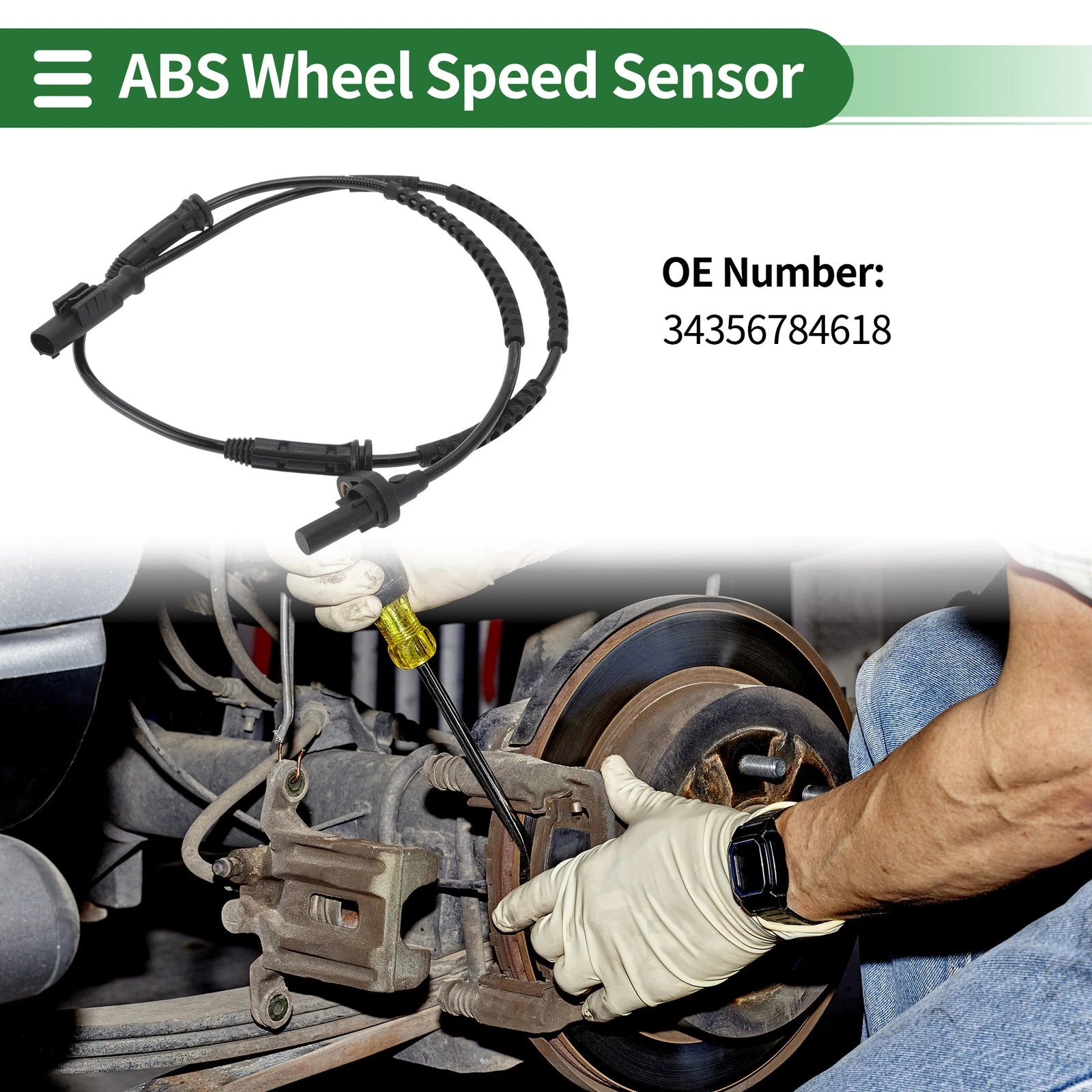 ABS Wheel Speed Sensor No. 34356784618 for BMW Z4 E89 (2009–2015)
