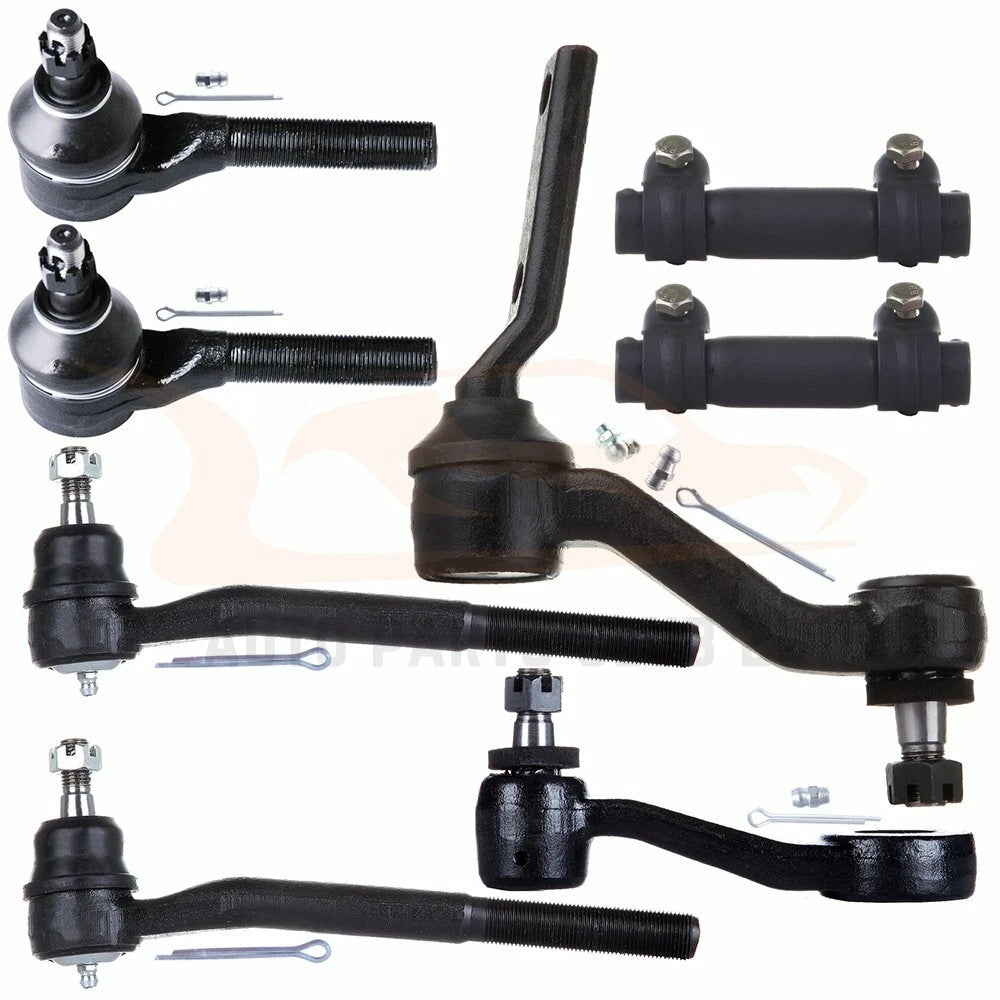 8x Front Inner Outer Tie Rods Idler Pitman Arm for Chevy Blazer S10 (1998–2005)