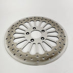 DNA Polished Super Spoke Single Rear Disc Rotor for Harley Softail XL (2000–2015)