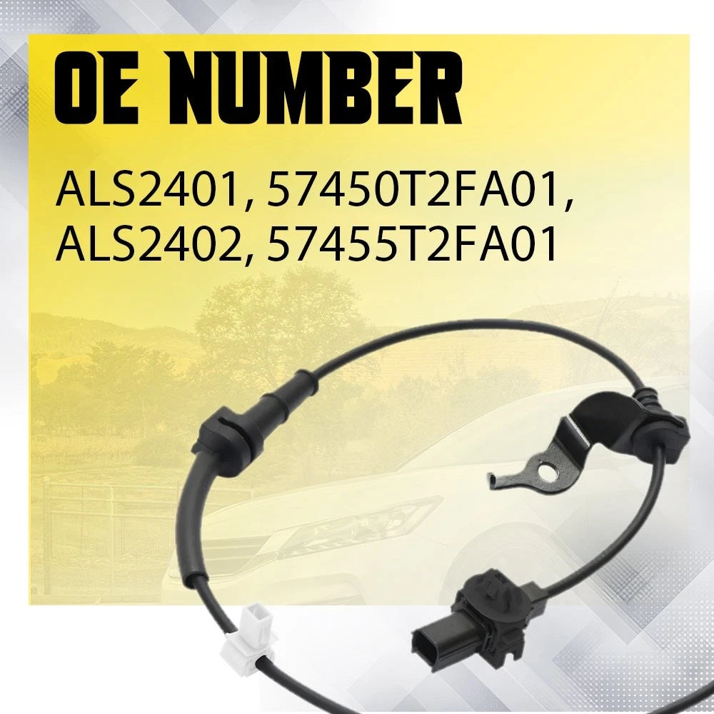 ABS Wheel Speed Sensor for Honda Accord (2013–2017) Front Left Right 57455T2FA01 V