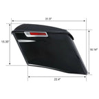 4" Extended Saddlebags for Harley Touring Road King (2014–2018)