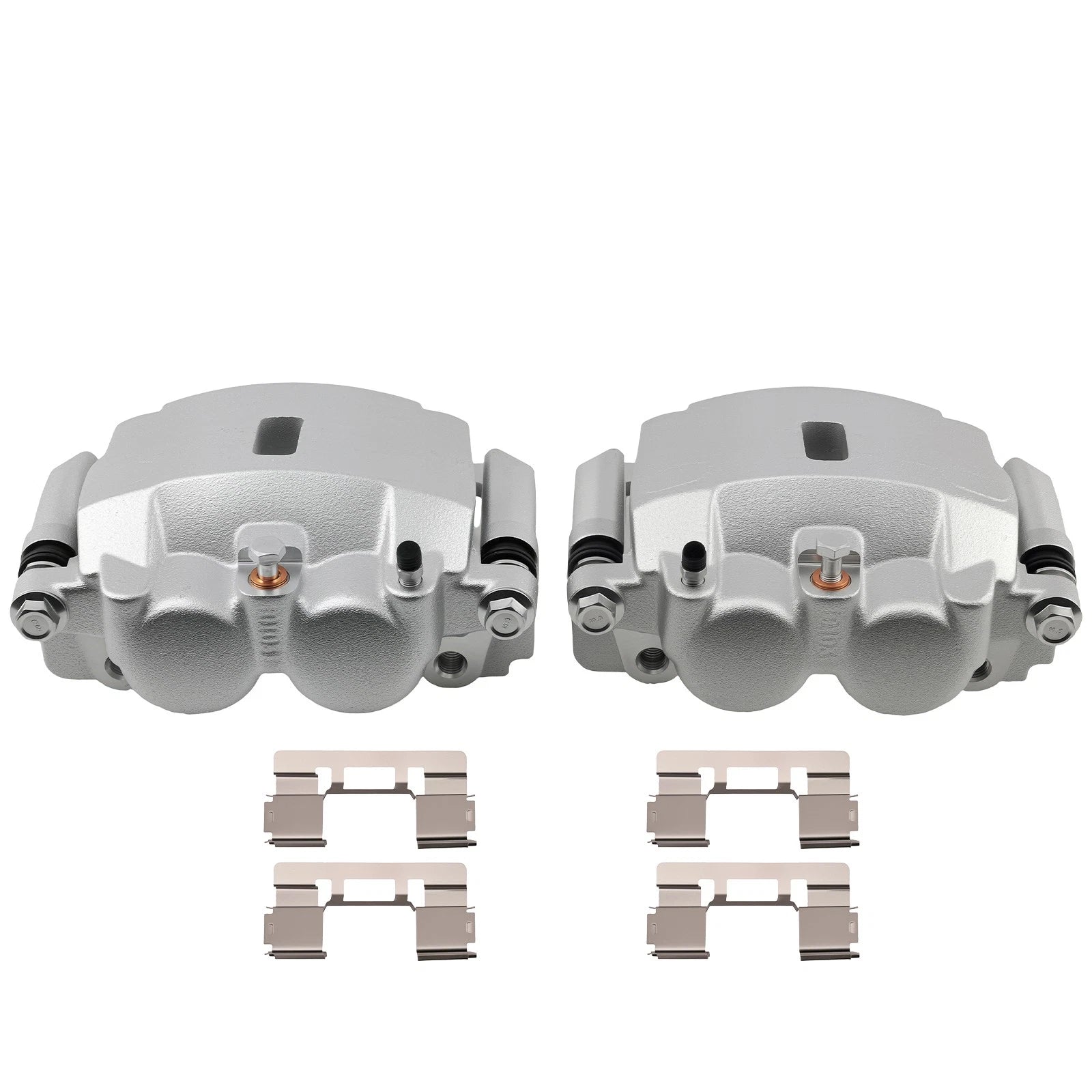 Front Disc Brake Calipers Set w/Bracket for Ford F-150 (2004-2005)