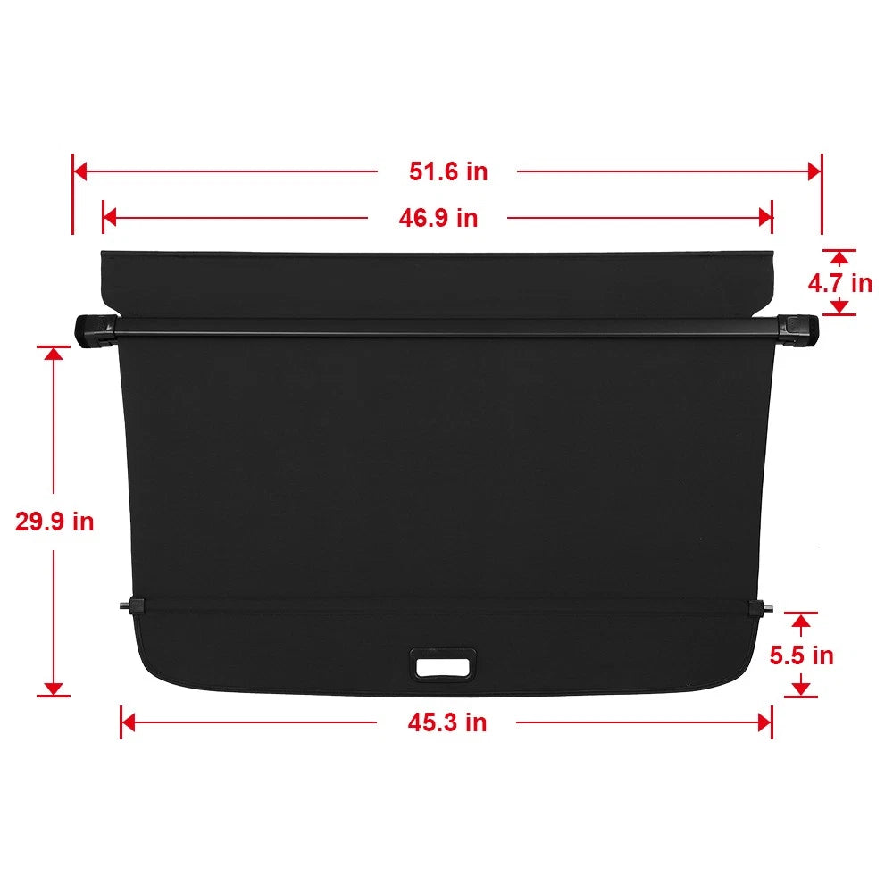 Retractable Cargo Cover for Subaru Outback (2020–2024)