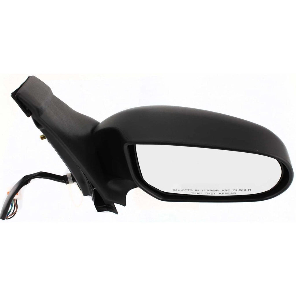 Power Mirror Set for Mazda MPV (2000–2006) Heated Textured Black Manual Folding