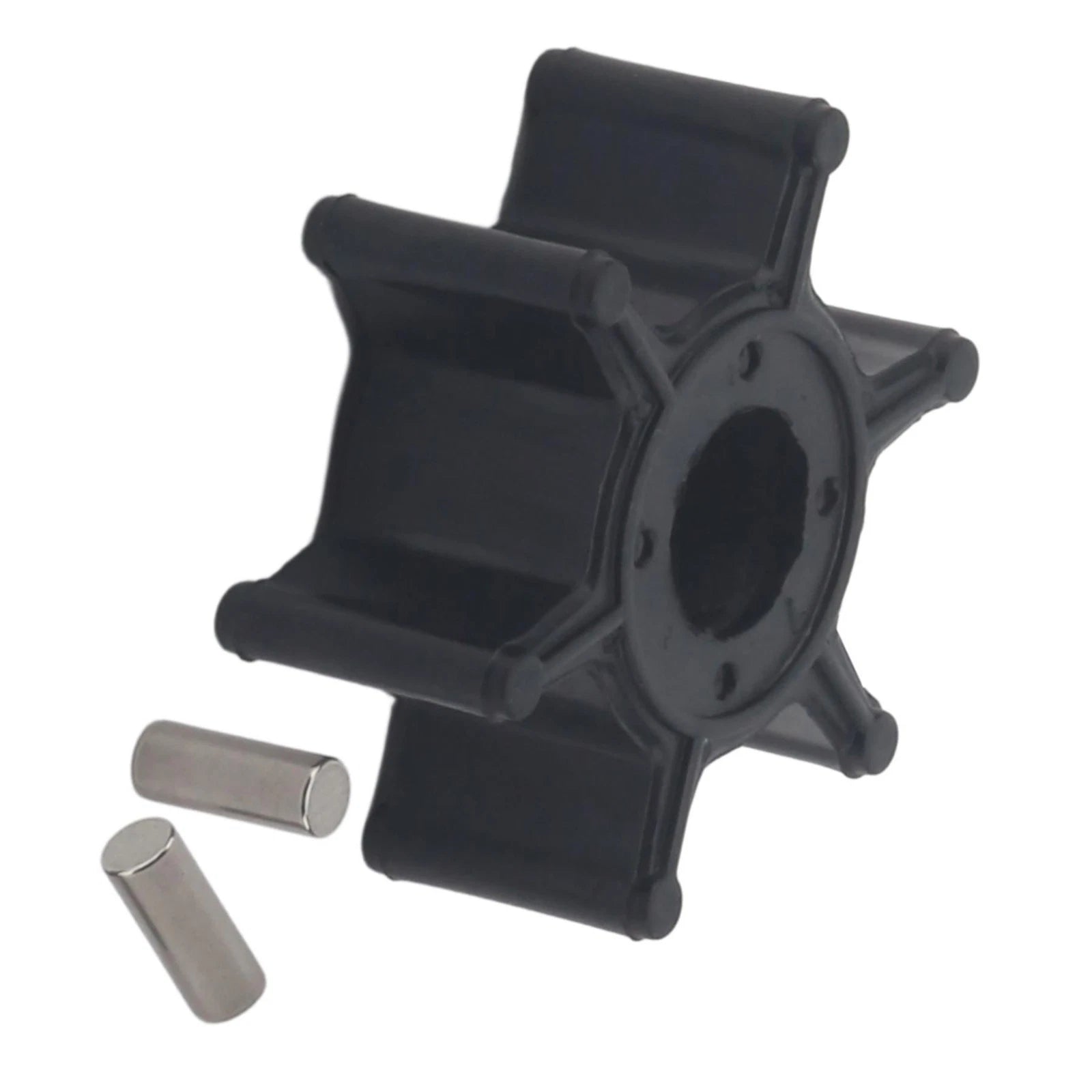 Water Pump Impeller & Pin for Yamaha Outboard (6L5-44352-00, 6L5-44352-01)