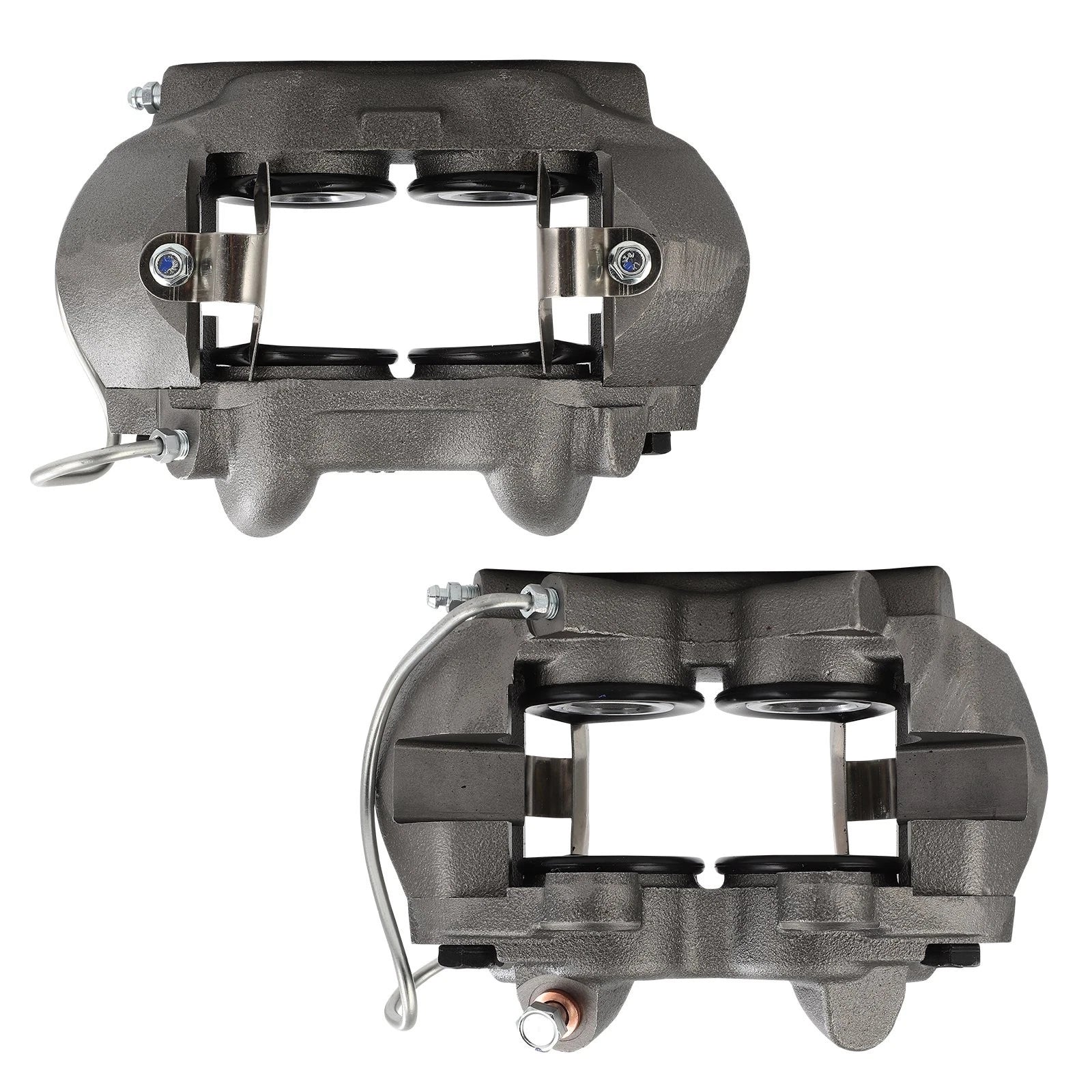 Set of 2 Brake Calipers for Ford Mustang (1965–1966) Cast Iron